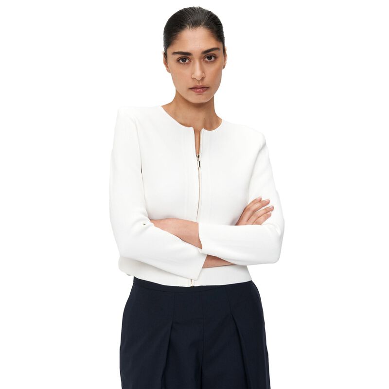 Veronika Maine Zip Front Milano Jacket image number 0